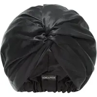 Dore & Rose Premium Silk Bonnet Black Handduk 1 st