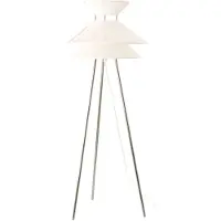Frandsen Golvlampa Kiku, Vitt / opal, Vardagsrum / matsal, Textil / tyger / siden, Design, Golvlampa
