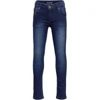 Minymo Byxor - Stretch Slim Fit - Mörkblå Denim - - 2 år (92) - Jeans