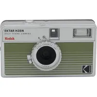 Kodak EKTAR H35 35 mm-kamera grön + Ultramax