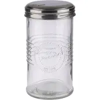Aps zackersdispenser OLD FASHIONED, glas/rostfritt stål – skruvlock i rostfritt stål, 1 st (40510)