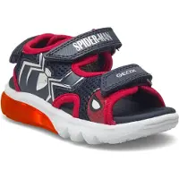 Geox Sandaler m. Ljus - Ciberdron - Marinblå/Röd m. Spider-Man - - 32 - Blinkande skor