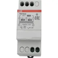 ABB klocktransformator TM15/24 15VA 24VAC (2CSM228745R0802)