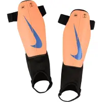 Nike Benskydd Charge Showtime - Orange/svart/orange - Barn, storlek Kids M/130-140cm