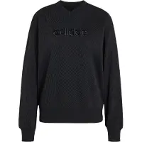 Adidas Seasonal Essentials Satin V-ringad Sweatshirt, storlek Large