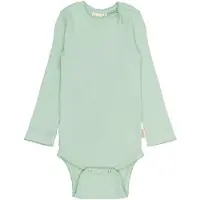Petit Piao Body l/ä - Rib - Modal/Bomull - PpSea - Frostig Green - - 1½ år (86) - Body L/Ä