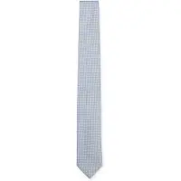 BOSS Silk-blend tie with jacquard pattern