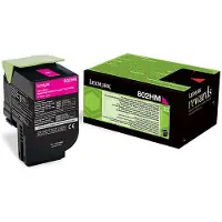 Lexmark 802HM (80C2HM0) magenta toner hög kapacitet (original)
