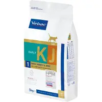 Virbac Veterinary HPM Cat Early Kidney & Joint Support KJ1 - Ekonomipack: 2 x 3 kg