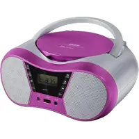 Eltra radio/CD-spelare Lila2 CD/USB/BT rosa