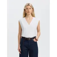 Selected Topp 'SLFBerta Bellis' vit
