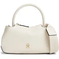 Tommy Hilfiger Handväska 'TH Monogram Repeat Logo' champagne