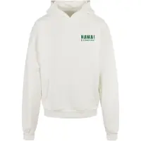 Merchcode Sweatshirt 'Hawai' mörkgrön / vit