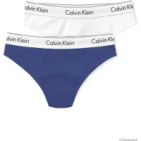 Calvin Klein Underwear String mörkblå / ljusgrå / svart / vit