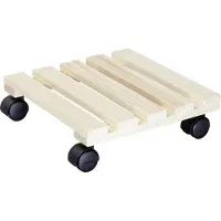 WAGNER System design yourself Pflanzenroller GH0037 Holz beige quadratisch 29,0 x 8,3 cm, 1 St. (20003701)