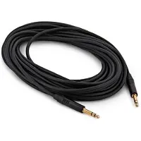 Gear4Music 635 mm TRS Jack - 635 mm TRS Jack Pro-kabel 10m