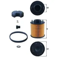 MAHLE ORIGINAL Ureafilter UX 1D