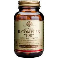 Solgar , B Komplex "100", 50 Vegetabiliska Capsuler