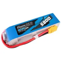 Gens ace 5800mAh 60C 18,5V 5S1P Lipo batteripaket med XT90-kontakt