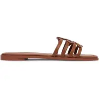 Tommy Hilfiger Logo Strap Leather Mules