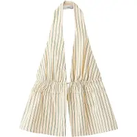 Mango Topp 'TATIN' pastellgul / grön