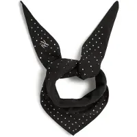 Karl Lagerfeld Scarf svart / transparent