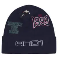 AND1 Mössa cyanblå / röd / svart / vit