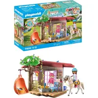 Playmobil 71638 Avslappningsomrde med kare - hstar av vattenfall - innehller tv karaktrer en hst och ett hemligt hrn fr leveranser - fr