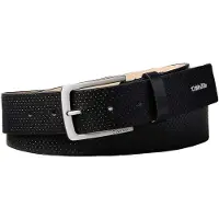 Calvin Klein Perforated Full Grain Leather Belt