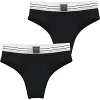 Björn Borg Original Highwaist Briefs 2-pack Svart, XXL