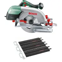 Bosch Cirkelsåg PKS 66-2 AF + 3x35 cm styrskena