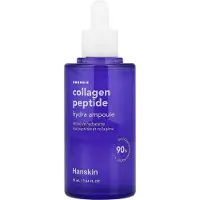 Hanskin Collagen Peptide Hydra Ampull (90ml). Tillverkad med 80% kollagenextrakt och 20% peptid. Avancerad anti-aging formel fr att reparera hud