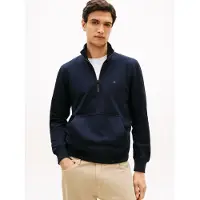 Tommy Hilfiger Essential Terry Tröja Med Halv Dragkedja