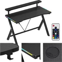 Huzaro Hero 1.9 RGB-spelbord – svart, 120 x 60 cm