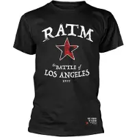 Ginza.se Rage Against The Machine: Unisex T-Shirt/Battle Star (Black) (Back Print) (Large)