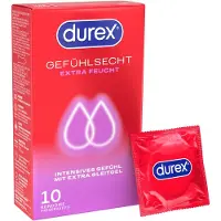 Durex - extra glidmedelsbehandlade kondomer (10 st)