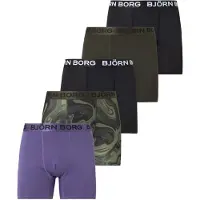Björn Borg Sports Microfiber Boxers 5-pack Svart, XXL