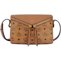 Mcm Diamant 3D Axelväska Unisex Axelväska Brun Cognac MWSEAAK04CO001 Basic Set (Bag+Dust Bag)