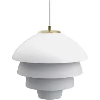BELID Taklampa , dimbara, Vit, Vardagsrum, Metall, Design