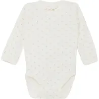 Fixoni Omlottbody l/ä - Rib - Gardenia m. Tryck - - 2 år (92) - Body L/Ä