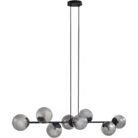 LINDBY Glas pendellampa Isamer , dimbar, Svart, Vardagsrum / matsal, Metall, Modern, Pendellampa