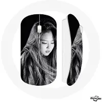 CAPACHEAP Souris Sans Fil Blackpink Jennie Image Noir Blanc