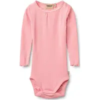 Wheat Body l/ä - Rib - Lotta - Tuggummi - - 1 år (80) - Body L/Ä