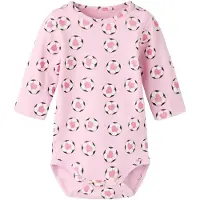Name it Body l/ä - NbfHalana - Sweet Lilac m. Glitter - - 62 - Body L/Ä