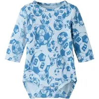 Name it Body l/ä - NbmHootball - Dämpad Blue - - 74 - Body L/Ä