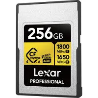 Lexar CFexpress 4.0 Pro Gold, VPG400/IP68, R1800/W1650 (Type A) 256GB