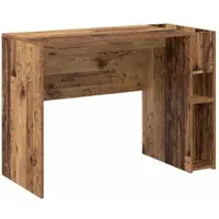 vidaXL Skrivbord Gammalt trä 109 x 50 x 78 cm Konstruerat trä