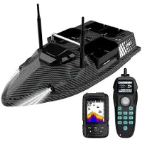 Flytec V803-Pro fiskebåt med GPS, ekolod, 5200mAh batteri, svart