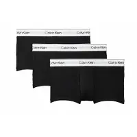 Calvin Klein 3 Pack Low Rise Trunks Icon Cotton Stretch