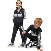 Adidas Träningsdräkt 'Essentials Tiberio' svart / vit